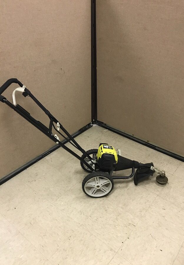 Ryobi T430 4 Cycle Wheeled trimmer like new