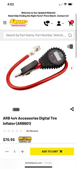 ARB 4x4 Accessories Digital Tire Inflator (ARB601)