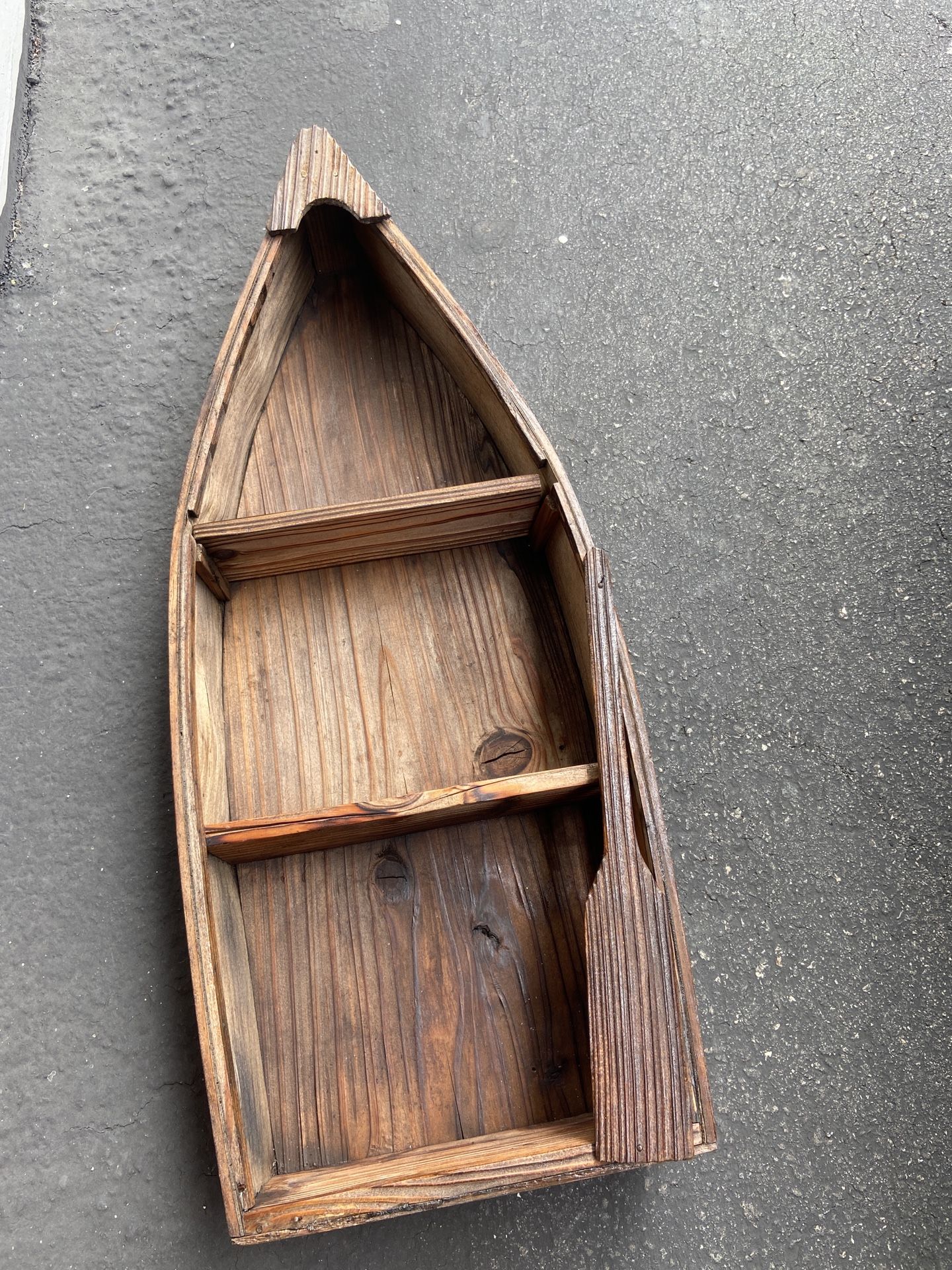 Canoe Boat Wall Shelf Nautical Display