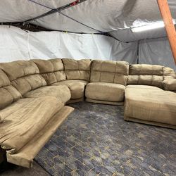 Three recliner sectional good condition clean we sell all the time delivery $20 local