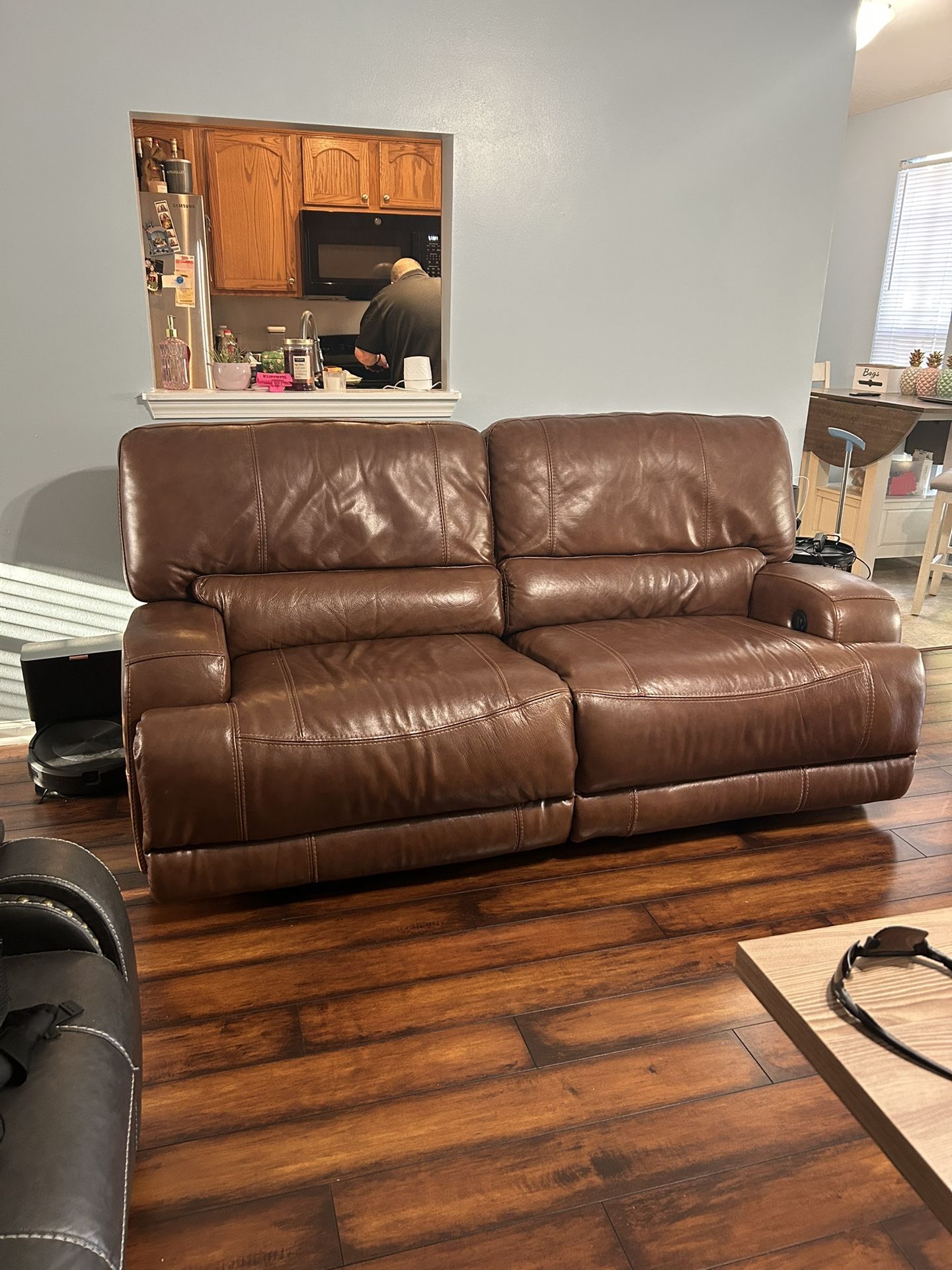 Electric Leather Sofa