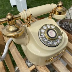 Antique Western Electric 1920’s Rotary Dial French Victorian Telephone