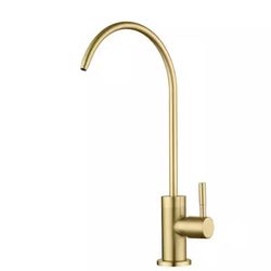 SUMERAIN Contemporary Single-Handle Beverage Faucet in Brushed Gold