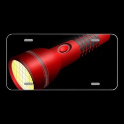 License Plate Novelty Car Front Light Torch Lamp Electric