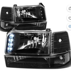 Ford F150/F250/F350/Bronco LED Headlight Year 92-96