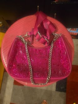 Steve Madden Hot Pink Rhinestone Purse