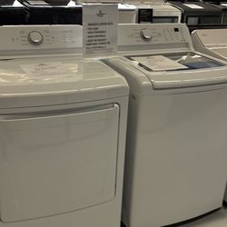 Mothers’ Day Season Sale 🤰Set of 4.3 cu ft Washer w/ Agitator & 7.3 cu ft Gas Dryer @$970 Off MSRP!