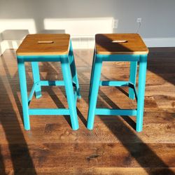 Barstools, Set Of 2