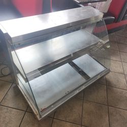 Hatco Commercial Hot Holding Curved Glass Display Case 
