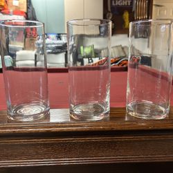 Clear Glass Cylinder Vase