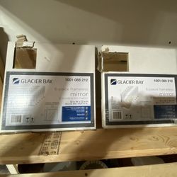 Glacier Bat Frameless Mirror 