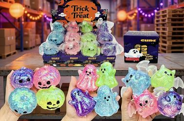 Viral Halloween Glitter Mystery Box Squishy