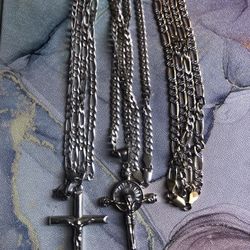 silver and gold chain 925 24in 20in 24in pendants silver 925