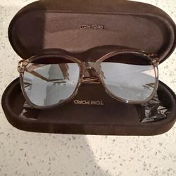 Tom Ford ANI FT 0844 Transparent Light Brown/Brown Shaded