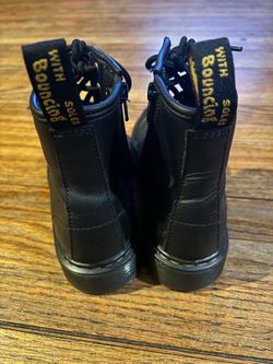 Dr. Martens Kids Black Lace-Up Boots