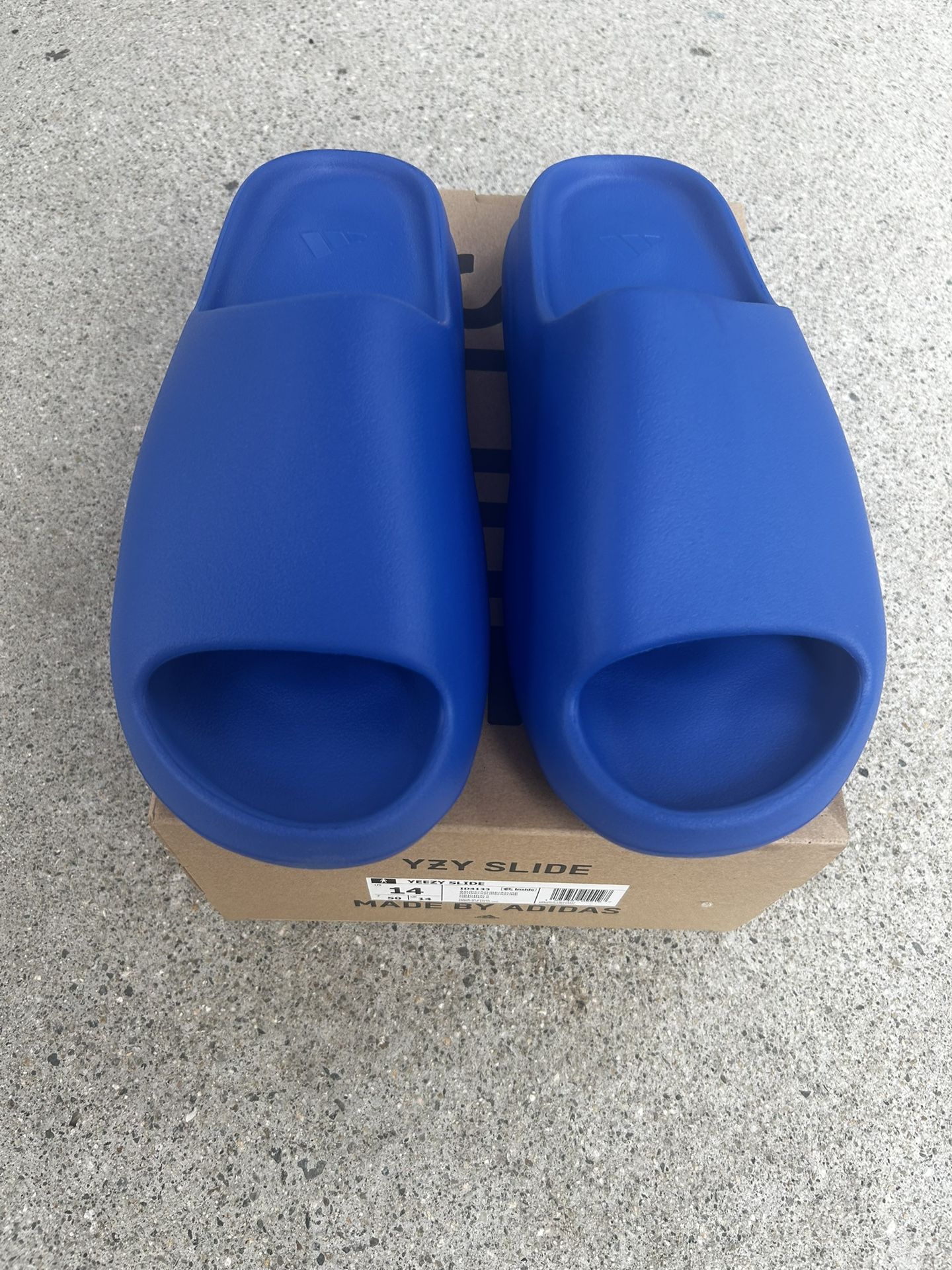 Adidas Yeezy Slides Azure 