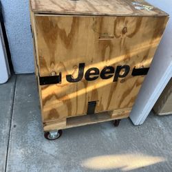 JEEP PERFORMANCE PARTS CRATE WITH CASTERS MOPAR 