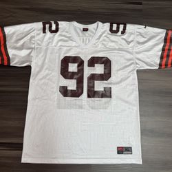 Vintage Nike Courtney Brown #92 Cleveland Browns NFL Alternate Jersey Men’s XL 