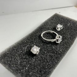 Solitude Ring And Earrings 