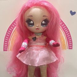 NA NA NA COCO VAN SPARKLE SURPRISE TEEN DOLL - 11 INCH - LONG PINK HAIR