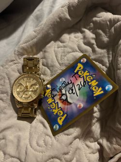 Guess women gold watch