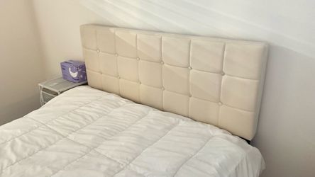 Full-Size Upholstered Bed Frame
