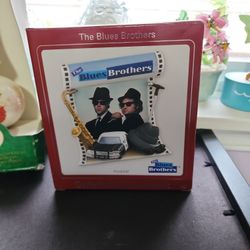 Vintage Carlton Cards Blues Brothers Musical Christmas Ornament Hologram Belushi