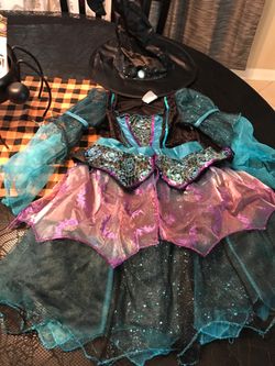 Girl size 4-6 witches costume