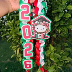 Mexican hello kitty graduation lei  available!