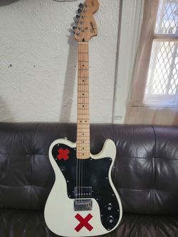 Olympic White Squier Deryck Whibley (Sum 41) Signature Telecaster Guitar