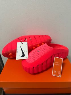 Nike Mind 001 Slide Solar Red/Chrome-Hyper Crimson Men's Size 11US DS HQ4307 600