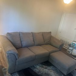 3 Seater Couch With Ottoman 