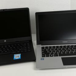 2 Laptops for Parts or Repair HP 14-fq0020nr Fusion 5T95 Pro