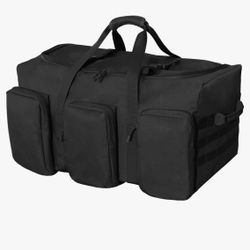 3 In 1 Military Duffel Bag 50L Gym Bag for Men Convertible Weekender Backpack for Sports Travel Basketball
