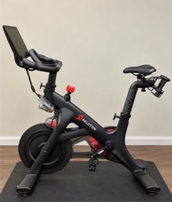 Peloton bike with extras