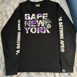 bape long sleeve New York exclusive