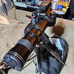 Nixon D3200 3 lenses and intervals meter  pix pro for astro photography