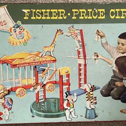 Vintage 1960’s Wooden Fisher Price 900 Circus Toys