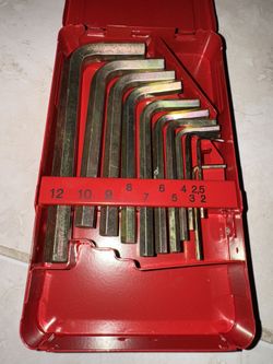 Snap On Metric Hex Key Set New Price Firm
