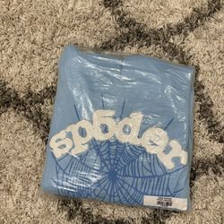 Baby Blue Spider Hoodie