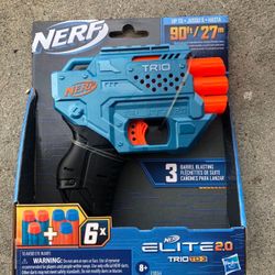 Nerf Elite 2.0 Trio SD-3, Includes 6 Official Nerf Darts, Walmart Exclusive  kids Gift for Christmas 🎄 