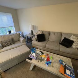 Couch And Oversized Chair