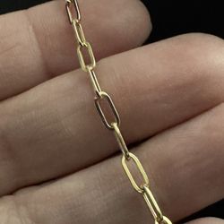 anklet size 9-10, 18k