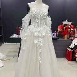 Corset wedding dress - like new