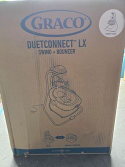 Graco DuetConnect LX Infant Swing and Bouncer, 6 Speed with Music, Ari