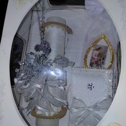 BAUTIZO BAPTISM ROSARY  BAPTISMAL SET