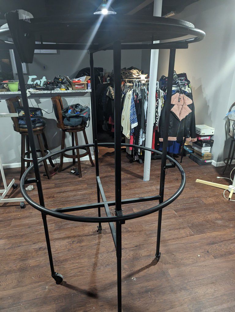 Double Layer Clothing Rack