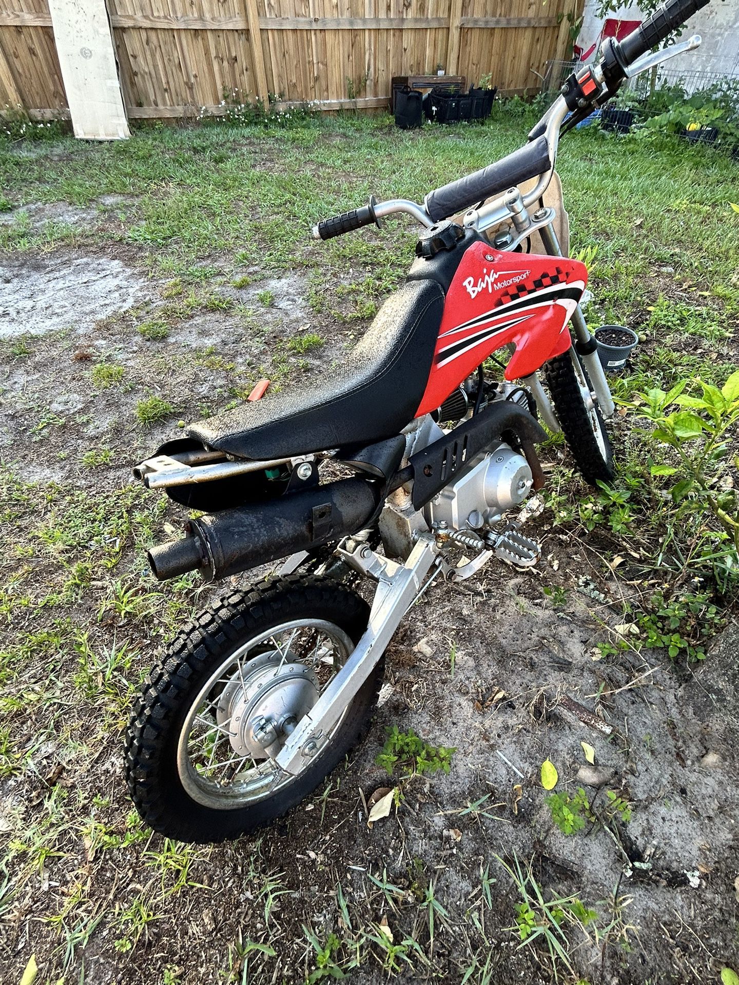 Baja dirt bike 70cc for sale deals