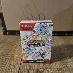 Prismatic evolution booster bundle.