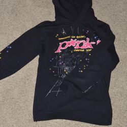 Pink spider hoodie